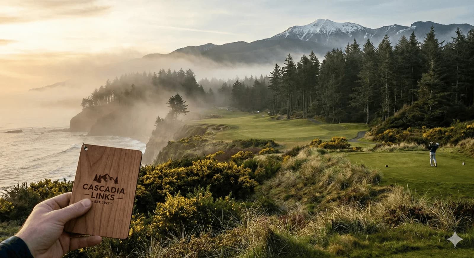 Golf course in California